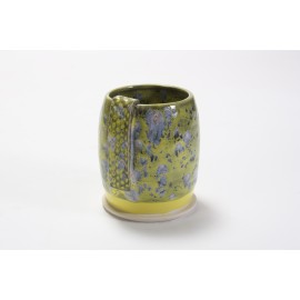 SW-502 Yellow Gloss Over SW-156 Galaxy Stoneware Combination